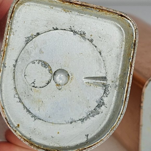 Vintage Pink Aluminum Salt Pepper Shaker Set Atomic Modern Kitchen MCM AS IS - Picture 6 of 9